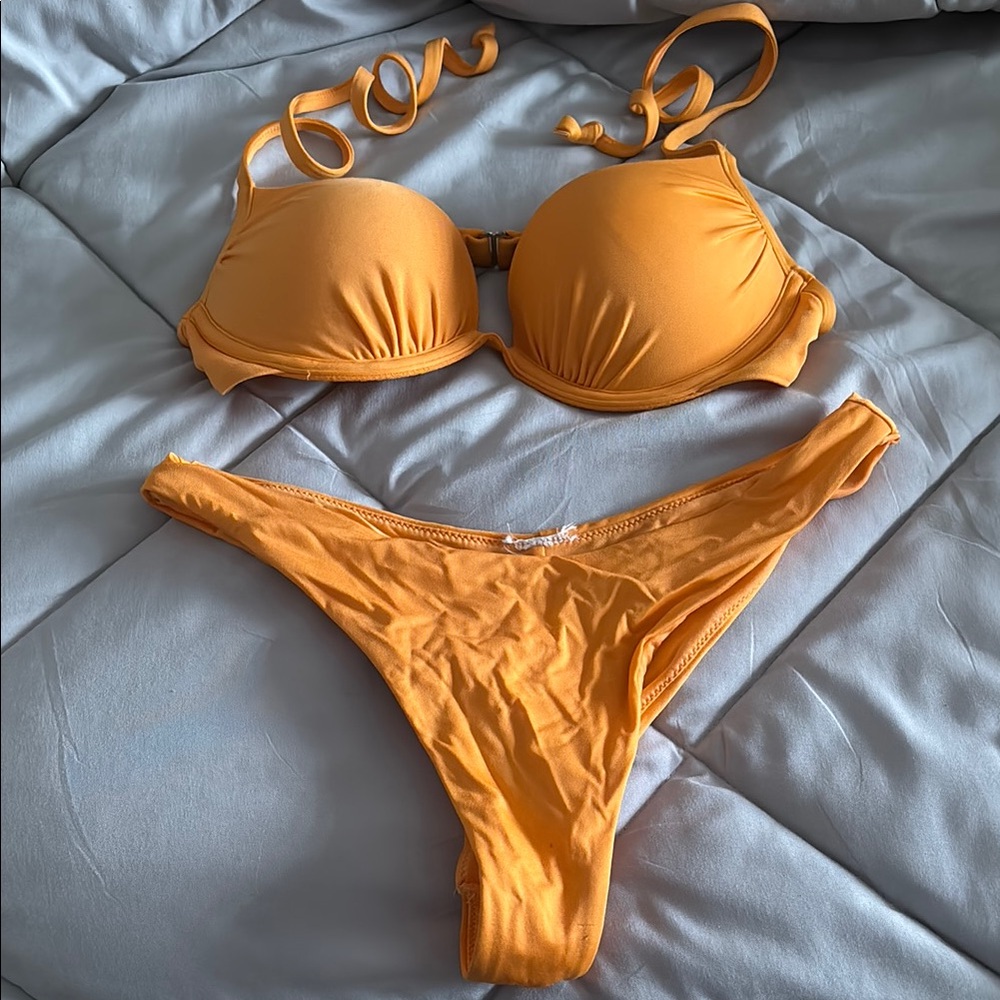 Women's Orange Bikini Set